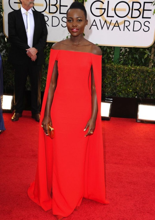 Lupita Nyong in Hot Red Lupita Nyong in Hot Red