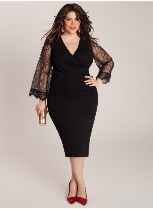 Plus Size Women Christmas Party Dresses Collection for 2014-2015