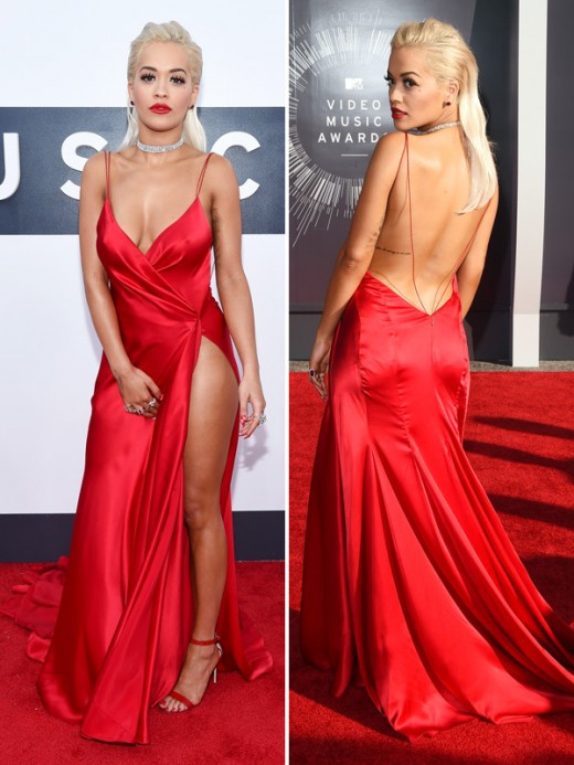 Rita Ora Most Revealing Dresses of 2014