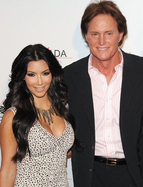 Kim Kardashian and Bruce Jenner