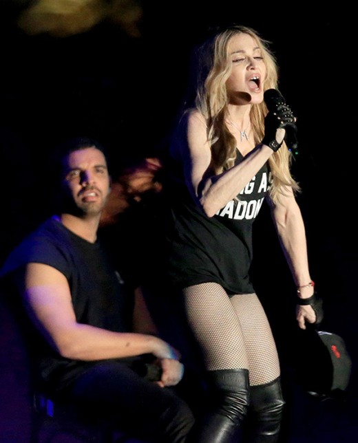 Madonna Drake Make Out Coachella Performance Picture