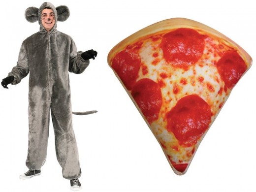 Pizza Rat is an easy Costume based on a viral video new york will be infested with Pizza rats this Halloween