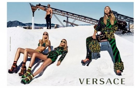 Gigi Hadid, Natasha Poly and Raquel Zimmermann Appeared in Versace’s Spring 2016 Campaign