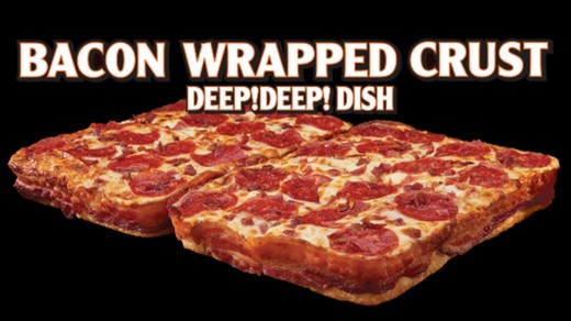 Little Caesars Bacon Wrapped Deep Dish - 5