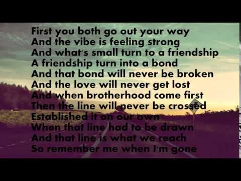 see you again song with lyrics see you again song with lyrics