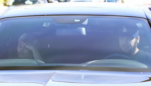 Blac Chyna & kardashian in the car
