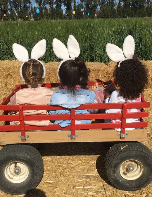 Lamar Odom Spends Easter With Khloe & Her Family