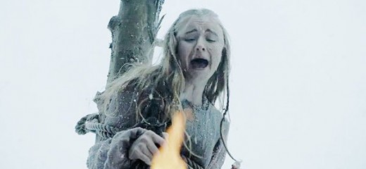 *Stannis burns his daughter alive