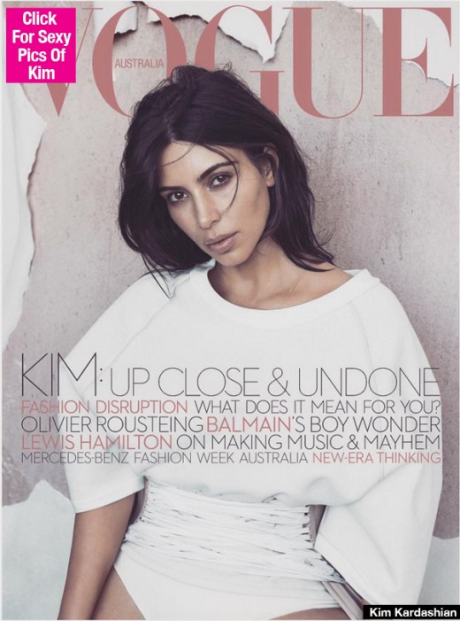 Kim Kardashian Shows Off Body On First Magazine Cover