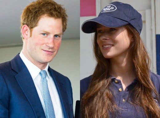 British Prince Harry and girlfriend