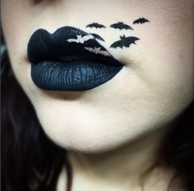 Scary Halloween Lip Art