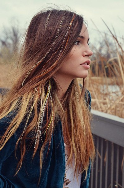 feathered