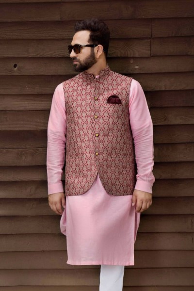 Shameel Khan Festive Eid Kurta & Waistcoat Collection  10