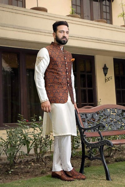 Shameel Khan Festive Eid Kurta & Waistcoat Collection 2