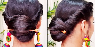 An Updo Hairstyle