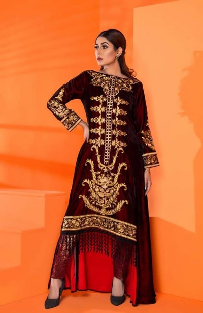 Al-Zohaib-Embroidered-Velvet-dresses-2 Al-Zohaib-Embroidered-Velvet-dresses-2